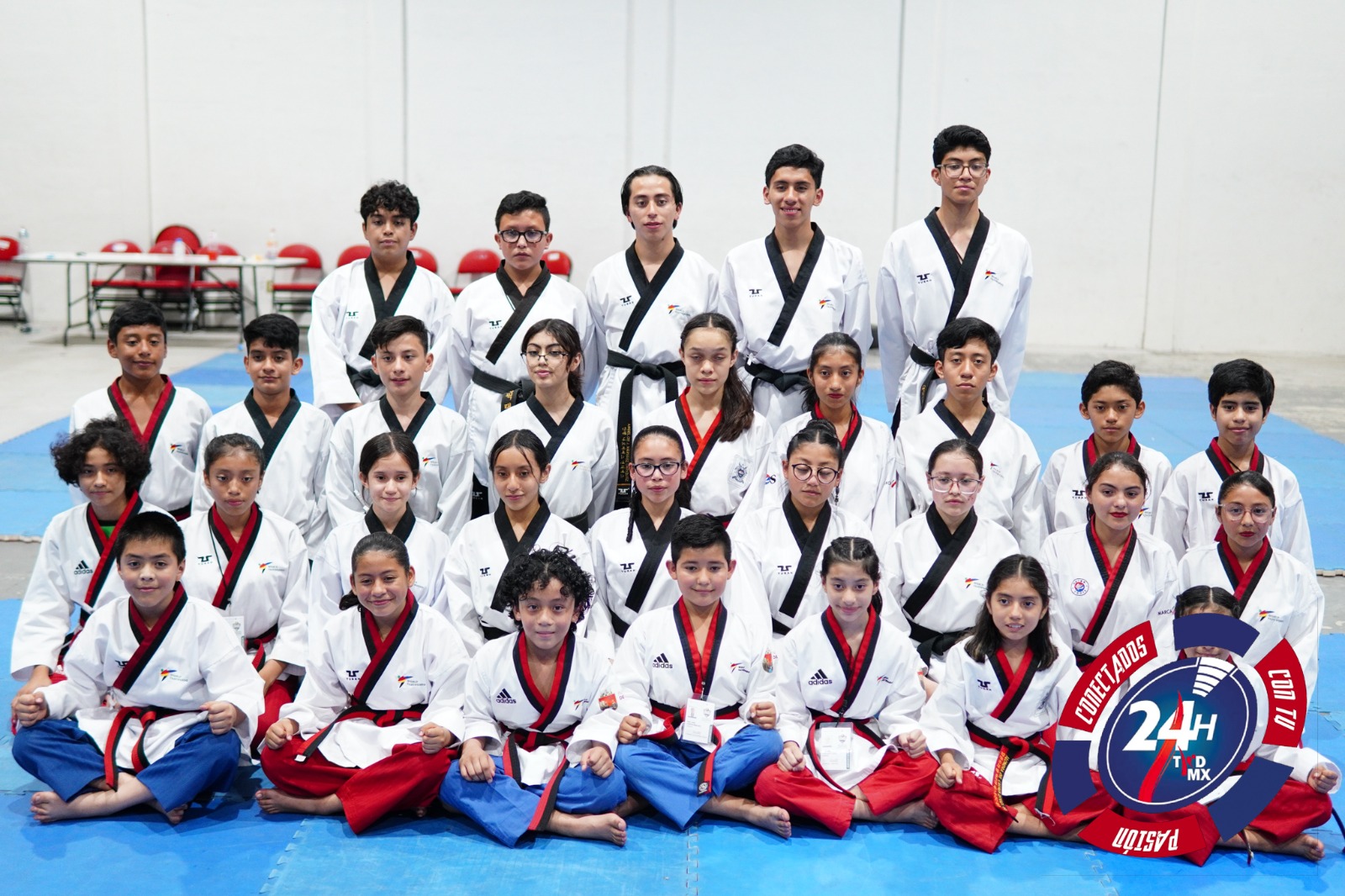 Instituto Olímpico de Taekwondo San Cristóbal obtiene el mayor número de plazas de formas en el estatal de Juegos CONADE 2023