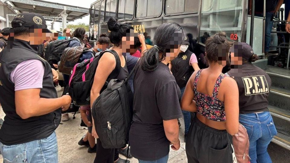Yucatán: aseguran a 42 migrantes brasileños en la Campeche-Mérida