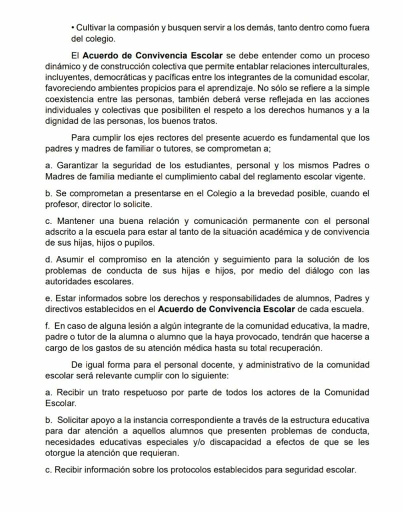 Documento entregado a la dirección general del Colegio de Bachilleres de Tabasco