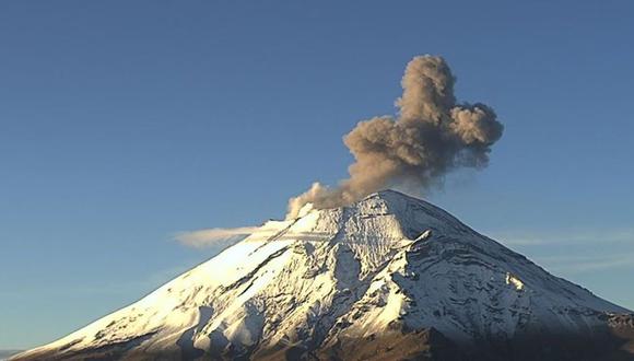 Volcan popocatepetl, con leves afectaciones