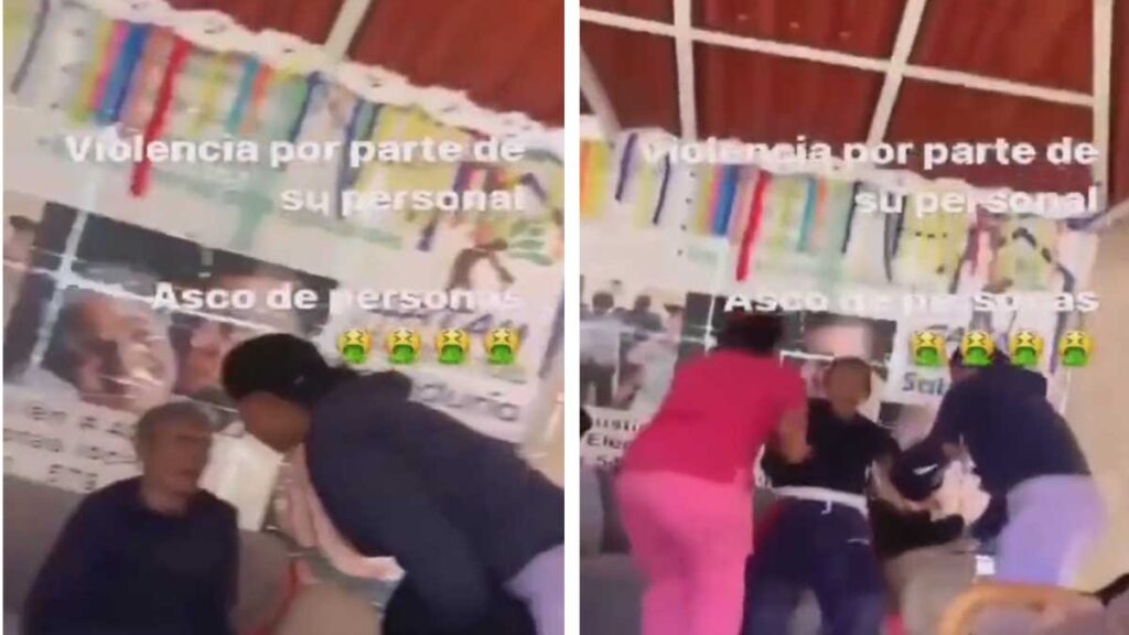 Denuncian en redes maltrato a adulto mayor en asilo de Toluca.