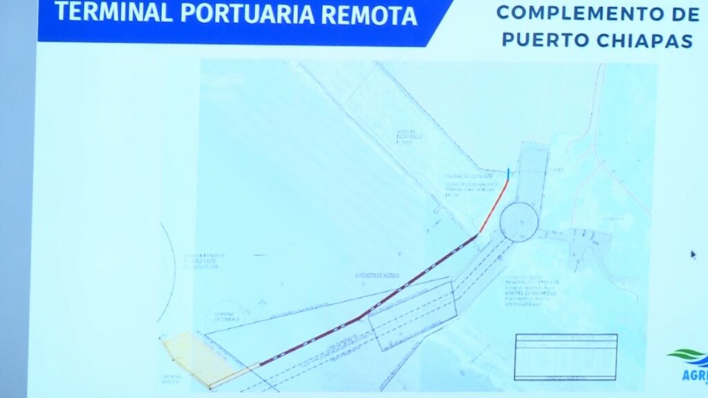 Presentan a inversionistas proyecto de la terminal remota en puerto Chiapas.