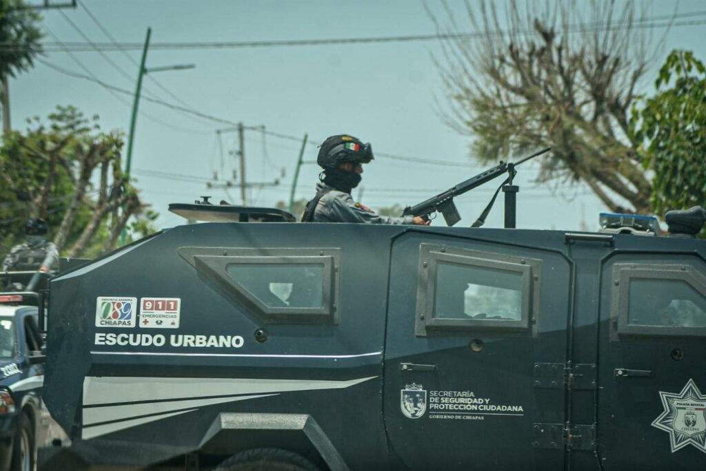 Refuerzan seguridad en Motozintla tras protestas y enfrentamientos en la región Sierra.