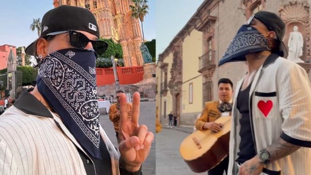 Maluma canta de incógnito con mariachi en San Miguel de Allende.