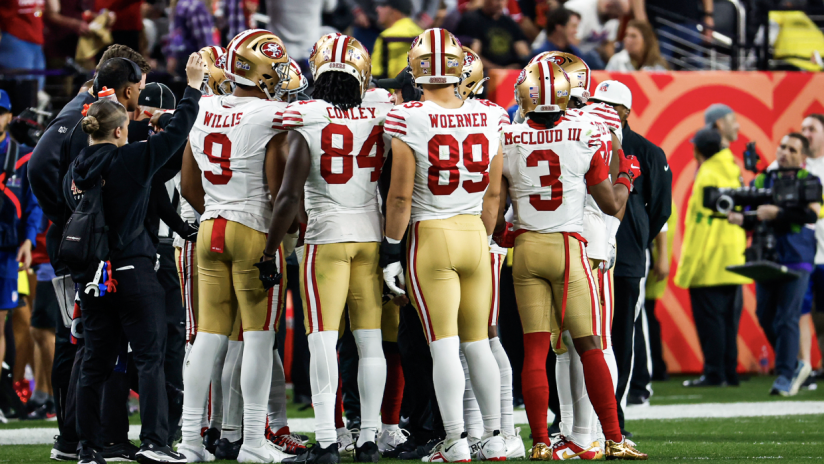 Jugadores de San Francisco 49ers desconocían la nueva regla de tiempos extras en el Super Bowl LVLL