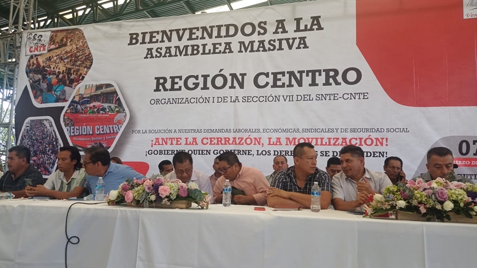 Se Realizo La Asamblea Estatal Region Centro De La Seccion 7 De La Cnte