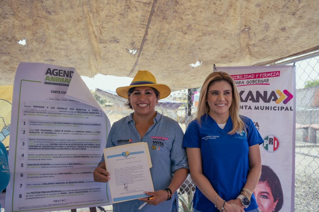 Roxana Luna Firme en su Compromiso por el Bienestar Animal en San Pedro Cholula